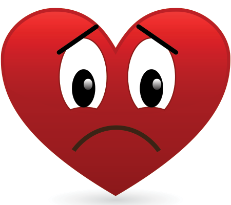 Frowny-Face Heart