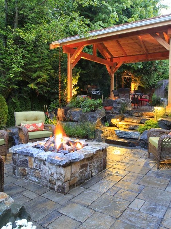Fireplace in the garden &#8211; 35 great designs!