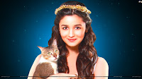 desktop photo, indian, celebrity, alia bhatt with cat, beautiful wallpaper in high quality