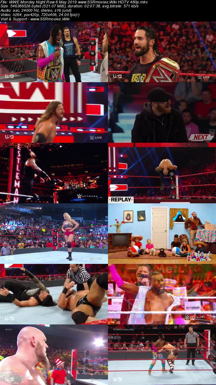 WWE Monday Night Raw 6 May 2019 Full Show Download