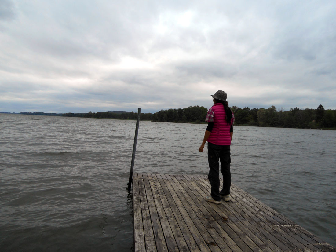 Io al lago di Råbelöv Råbelövsjön