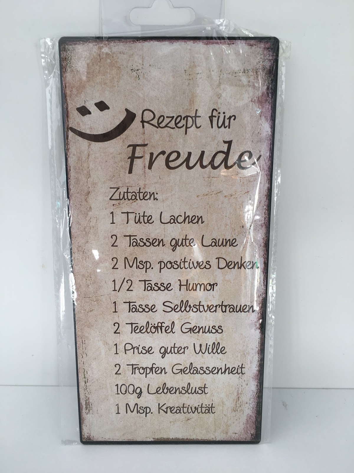 Küchen-Galerie Sande: Metallschilder mit Sprüchen
