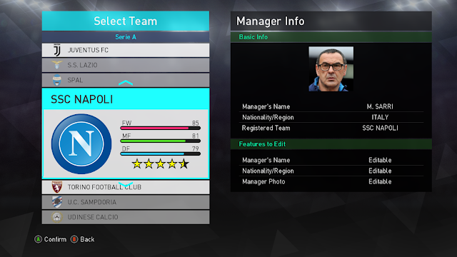 تحميل احدث اوبشن فايل بيس 2018 – PES 2018 Option File v 8.5ِ