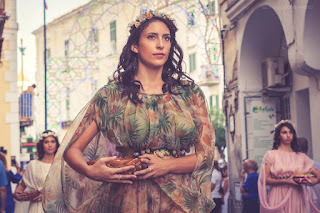 Sfilata di Sant' Alessandro Ischia, Foto Ischia, Antiche tradizioni dell' Isola d' Ischia, Corteo Storico Ischia, Donne in  abito d' Epoca, 