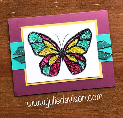 Stampin' Up! Beautiful Day ~ Stained Glass Technique ~VIDEO TUTORIAL ~ www.juliedavison.com Stampin' Up! Beautiful Day ~ Stained Glass Technique ~VIDEO TUTORIAL ~ www.juliedavison.com