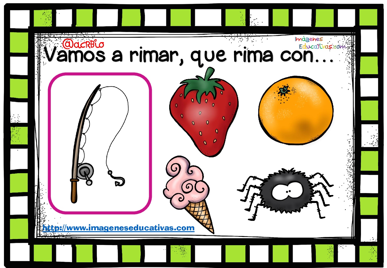 RECURSOS Y ACTIVIDADES PARA EDUCACIÓN INFANTIL PALABRAS QUE RIMAN