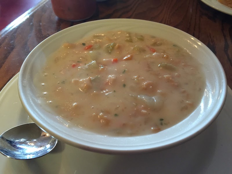 Clam chowder at Duarte's Tavern in Pescadero