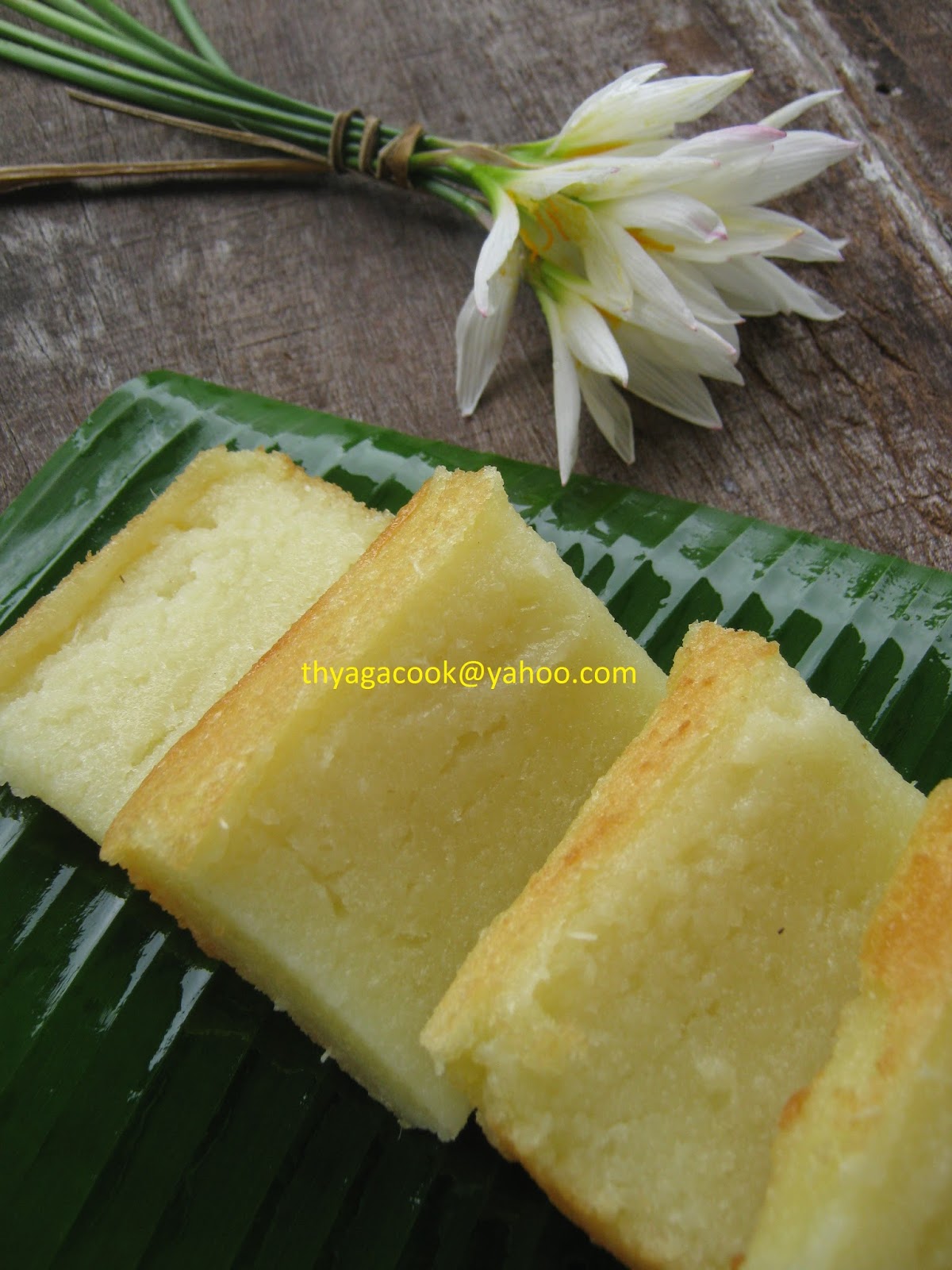 KARI LEAFS Malaysian flavour's BAKED TAPIOCA CAKE