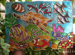 ocean painting glass theme projects crafts cards themed craft project aquatic