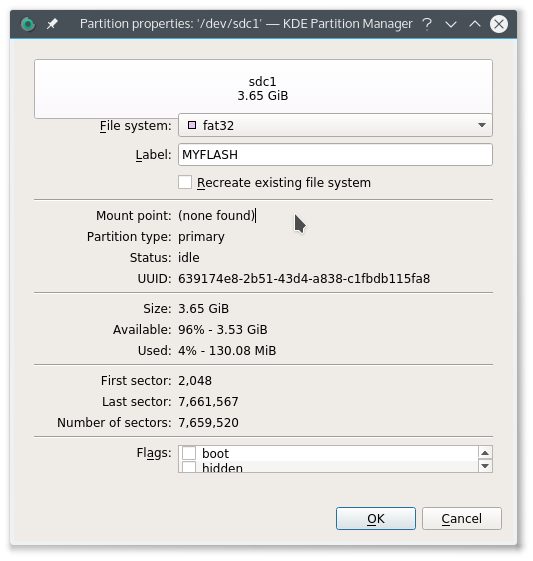 How To Use KDE Partition Manager to Format USB Drive