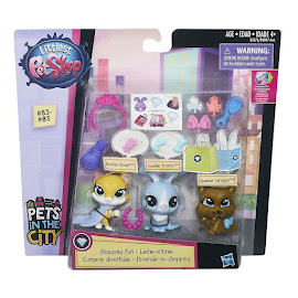 Littlest Pet Shop 3-pack Scenery Cuddles Fuzzby (#84) Pet