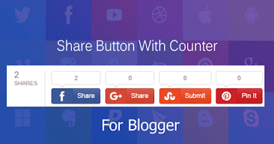 How to Add Custom Social Media Share Buttons in Blogger Post