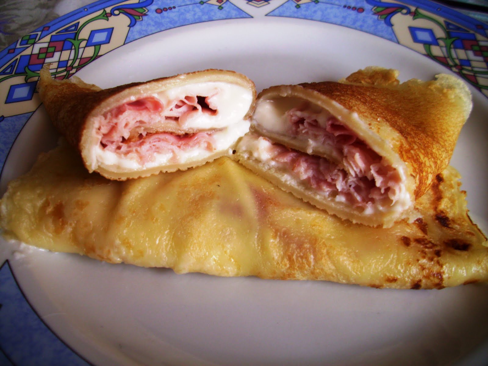 Crepes stracchino e prosciutto da la cucina piccola su Akkiapparicette