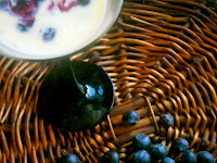 blue berry compote