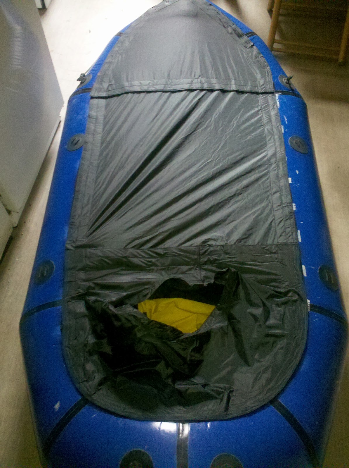 Der "Kronenkönig" BLOG DIYSpritzdecke für's Packraft