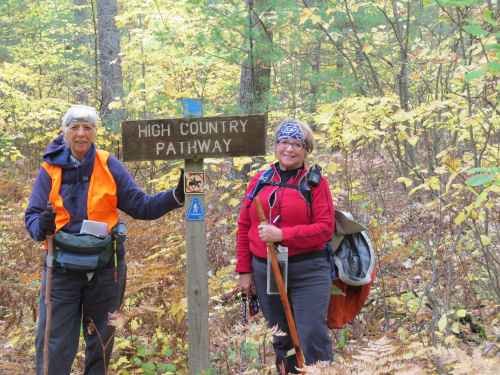 hikers at the High Country Pathway