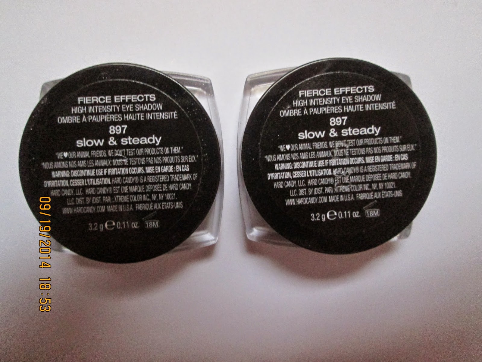 Makeup Mania Review Hard Candy Fierce Effects High Intensity Eyeshadow