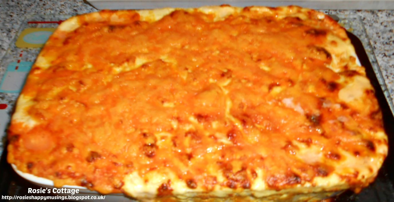 Rosie's Cottage Low Carb Spinach & Ricotta Lasagne A Little