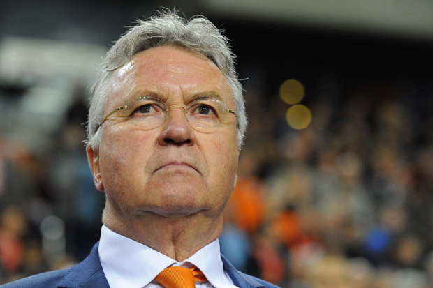 EYED: Guus Hiddink could replace Jose Mourinho until the end of the season