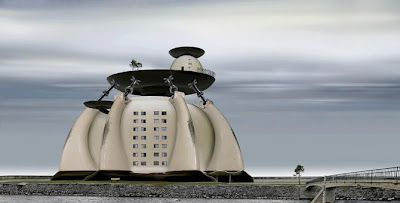 diseño arquitectónico de vivienda futurista