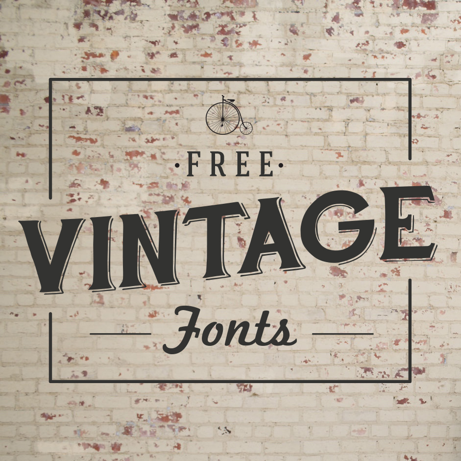 vintage fonts free download