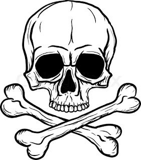 Totenkopf Ausmalbilder Kostenlos - Totenkopf zum Ausmalen