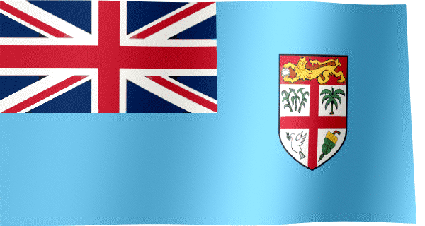 Waving Flag of Fiji (Animated Gif)