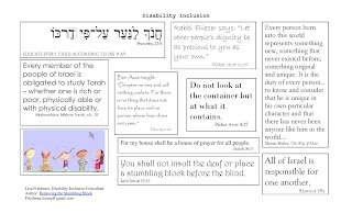 Disability Inclusion Source sheet; Removing the Stumbling Block Source sheet of Jewish text around disability inclusion; Removing the Stumbling Block