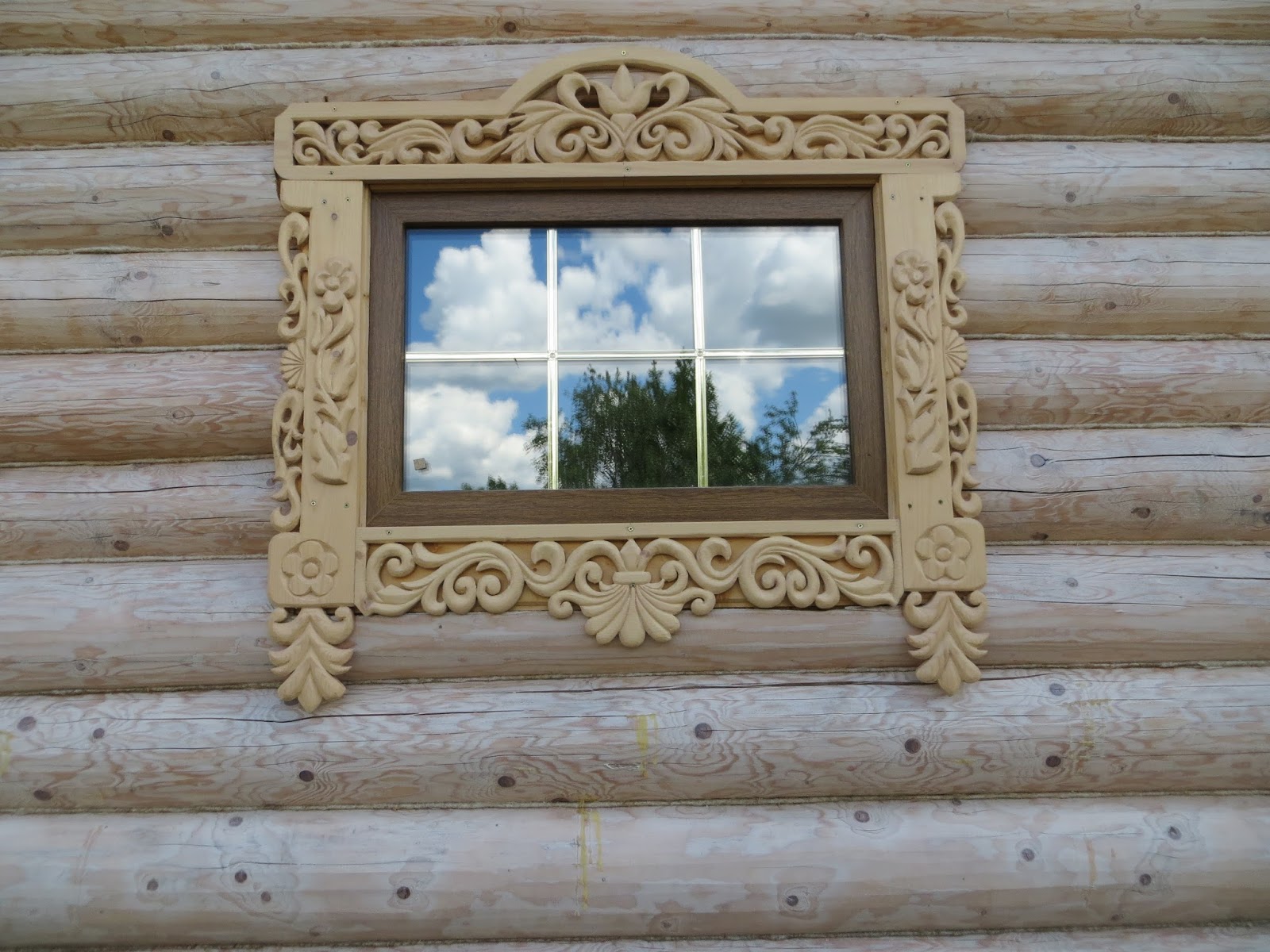 Кружевные наличники на окна