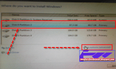 panduan cara instal windows7