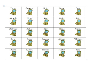 BrittBritt: Computer Lab Seating Chart