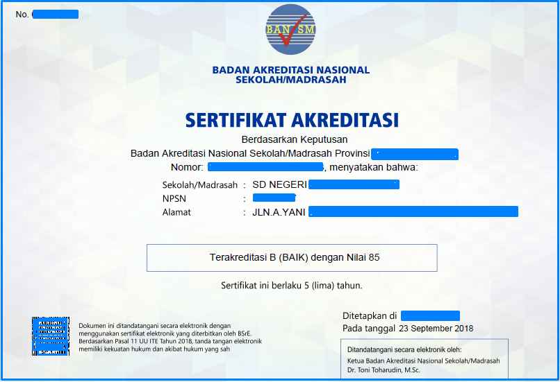 Cara Mengecek Akreditasi Sekolah Dasar Dunia Sosial