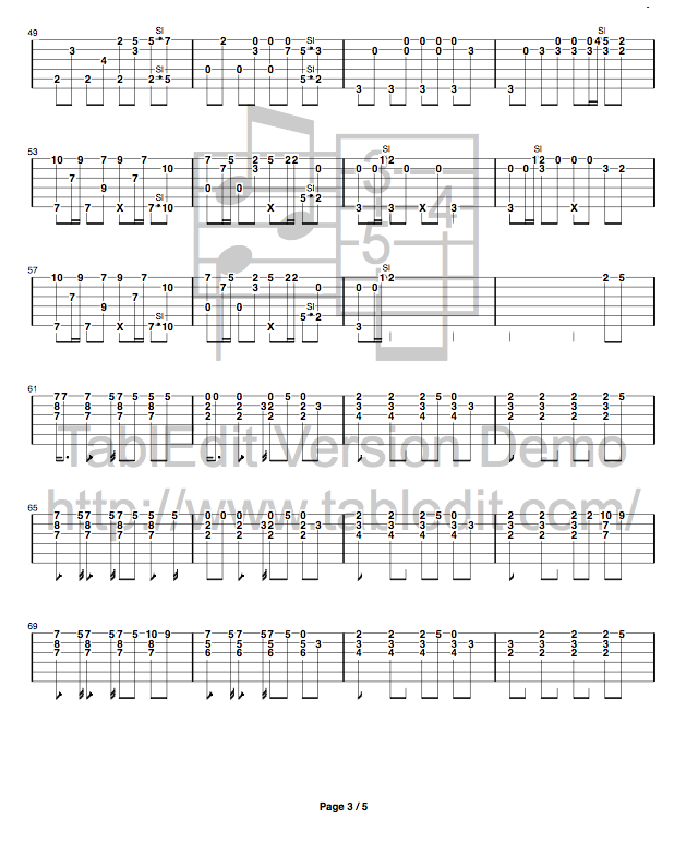 Wolves Free Guitar Tab