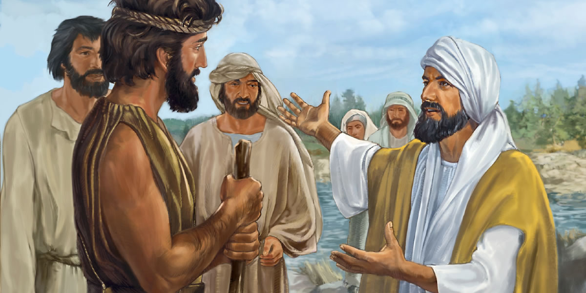 Resultado de imagem para João batista conversa com os fariseus