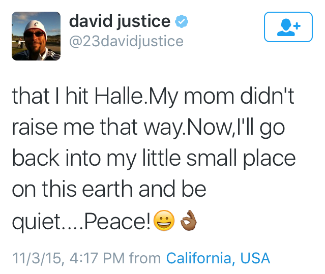 Halle Berry's ex-husband David Justice still yapping about her!