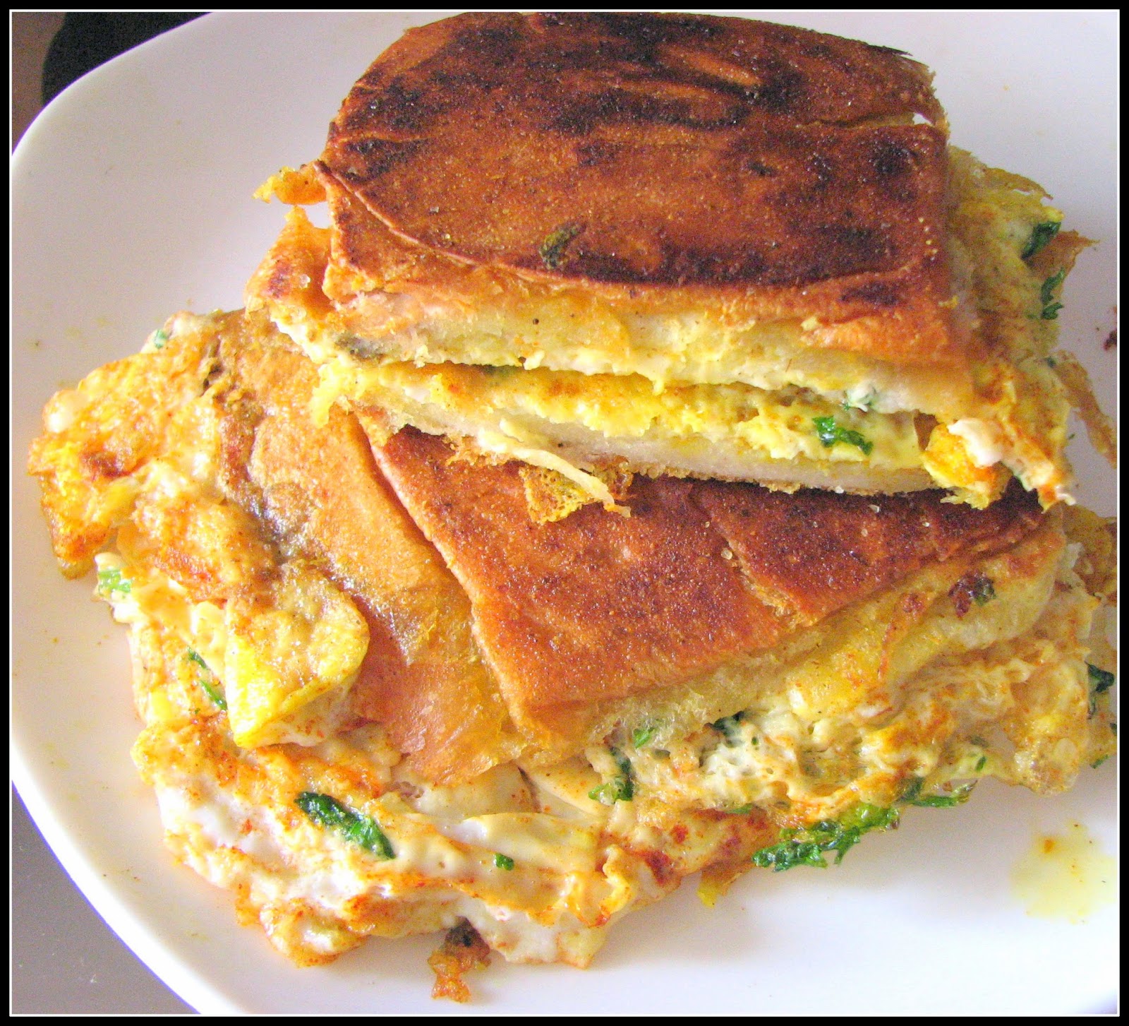 LoveFirst Bite !!!!!!!! Disco Fried Egg (Mumbai street food )