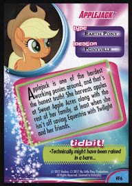 My Little Pony Applejack MLP the Movie Trading Card