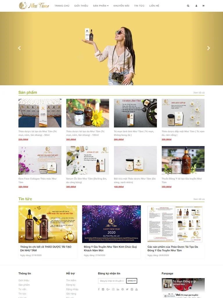 Template blogspot bán Thảo dược tái tạo da đông y gia truyền