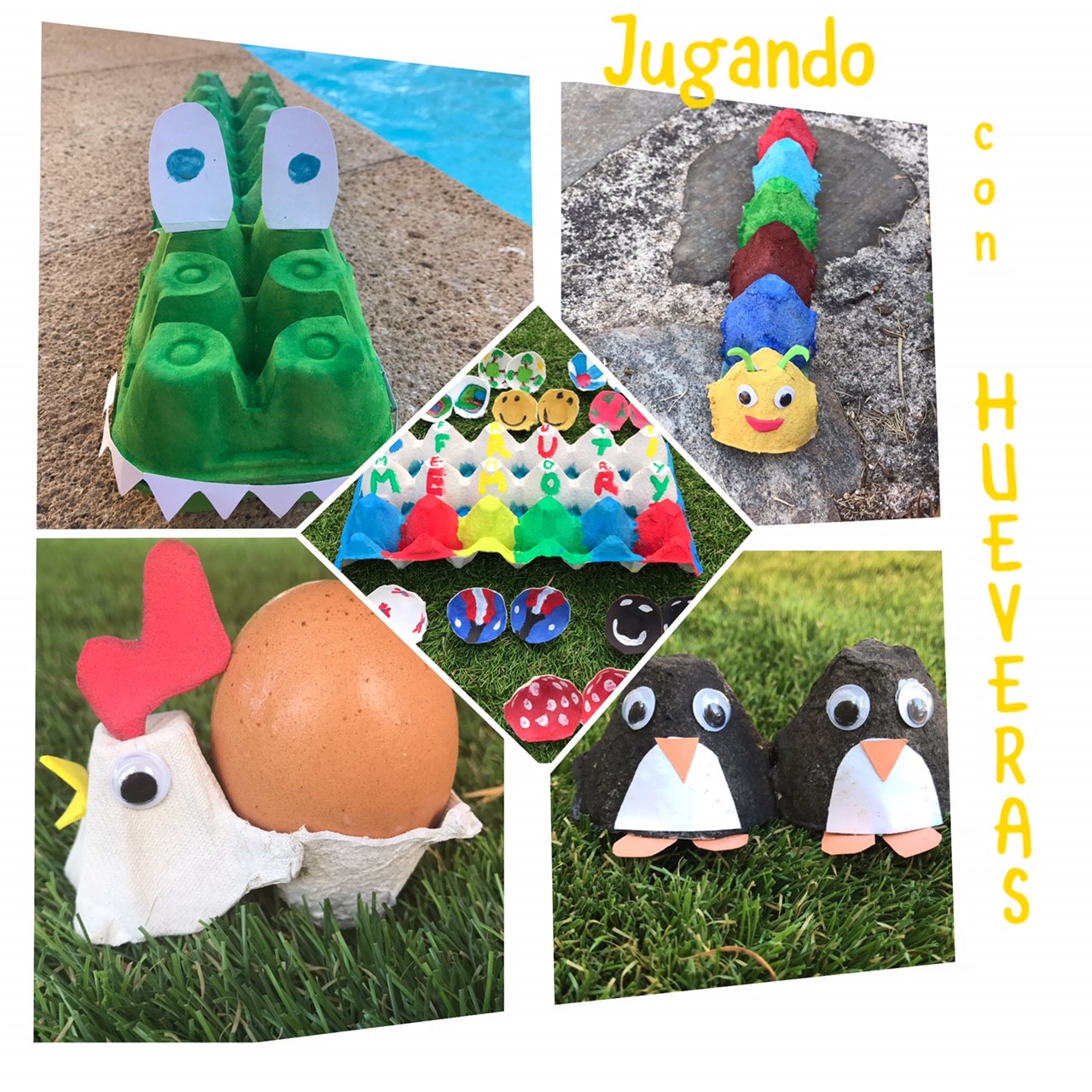 juegos reciclados con carton