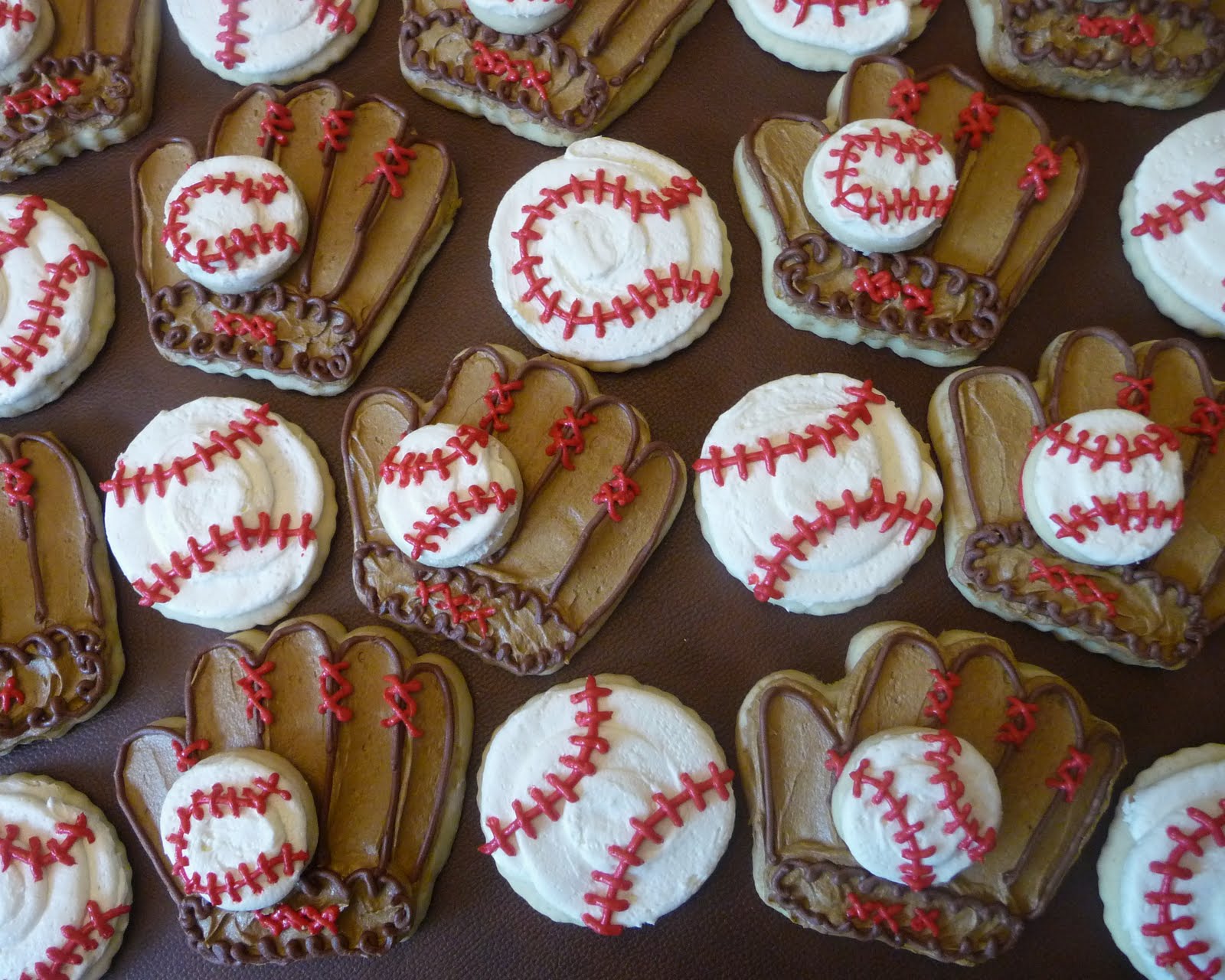 Baseball Sugar Cookies