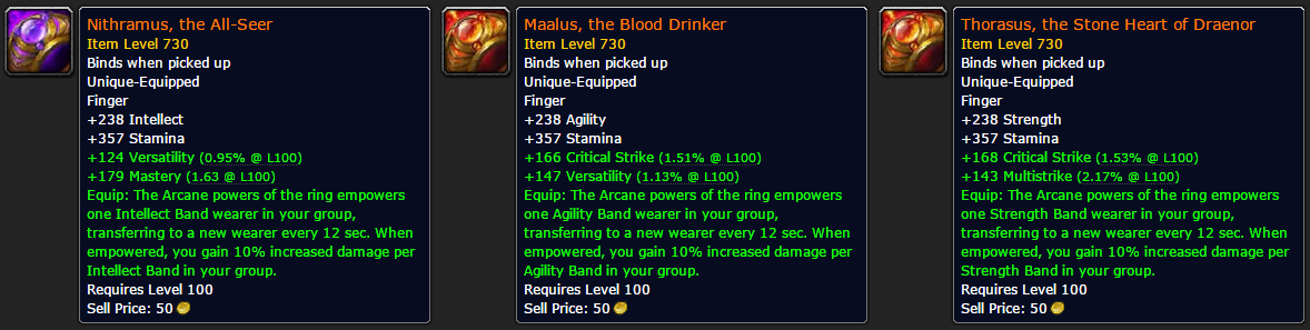 Wow Legendary Rings Wod Wow Legendary Rings Wod