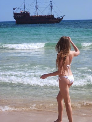 Russin im Bikini 2 Alena - russische Frau im Bikini