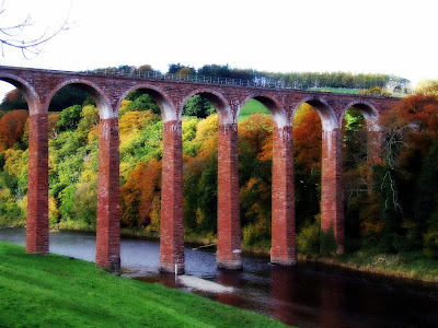 Leaderfoot Viaduct in Autumn, Melrose Leaderfoot Viaduct in Autumn, Melrose