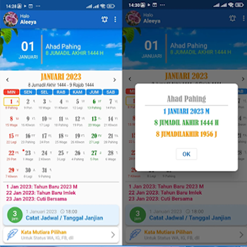 Aplikasi Kalender Indonesia Lengkap