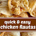 Quick & Easy Chicken Flautas