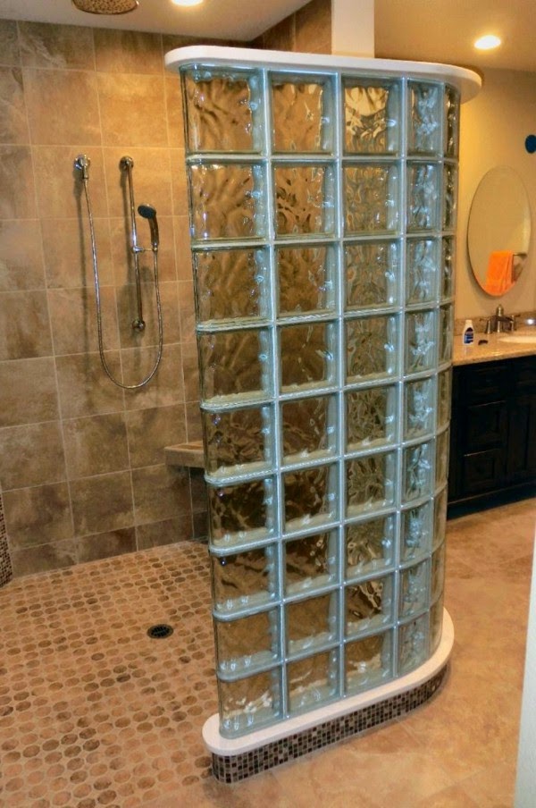 Glass blocks for shower &#8211; 44 great pictures!