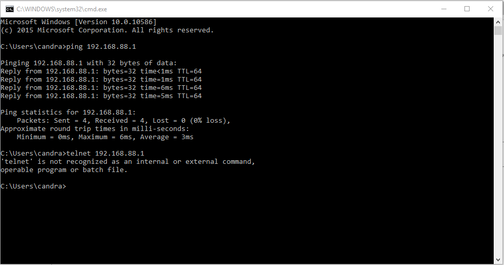 Cara Telnet Melalui CMD (Command Prompt) ~ Candra Milad Blog's
