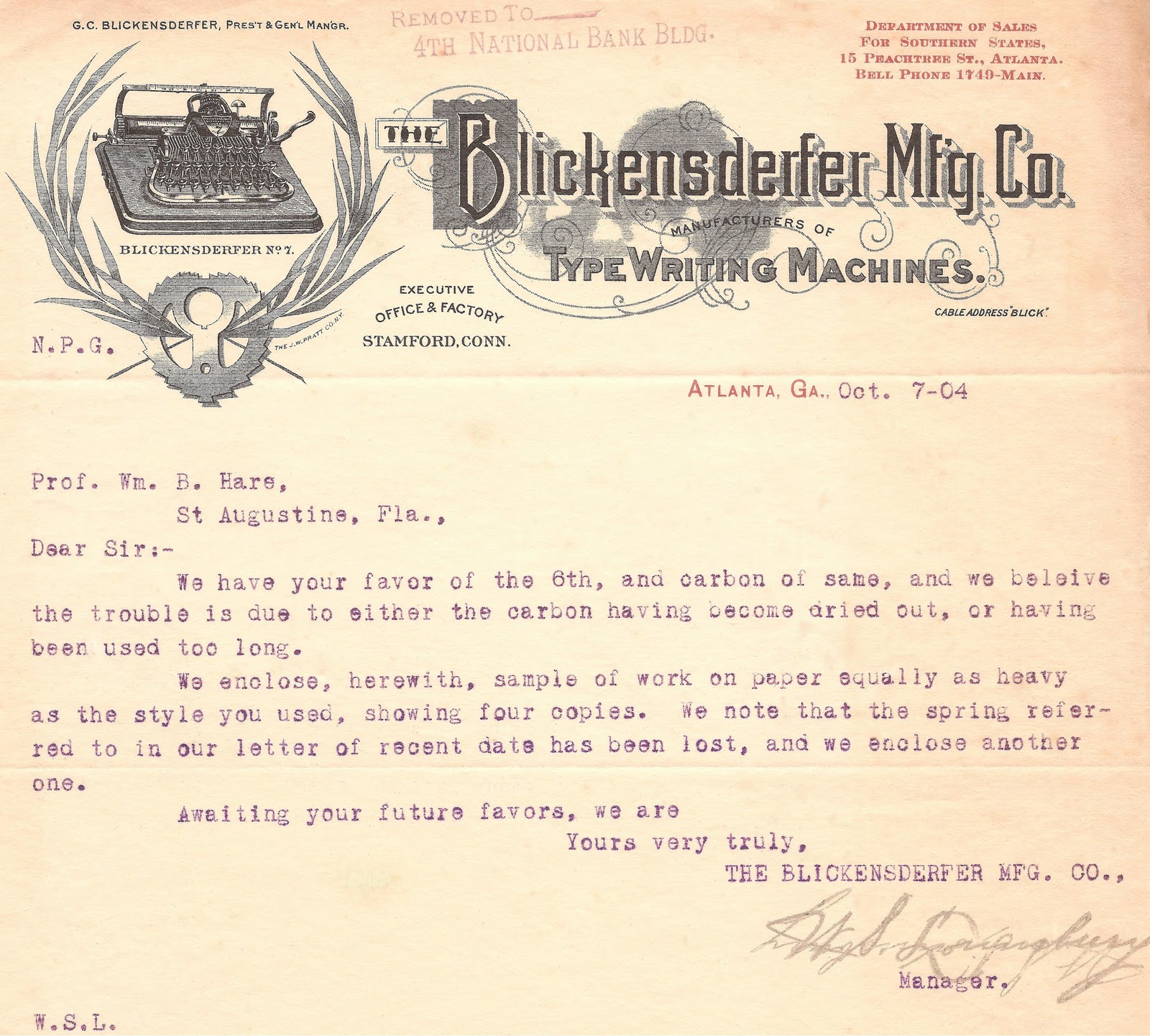 oz.Typewriter Typewritten Letters From Afar In Time and Distance