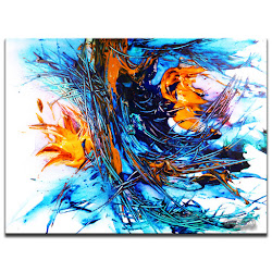 abstract acrylic dranitsin peter paintings painting techniques tutorial flowers identical paint tutorials flower floral been modern released oil tips