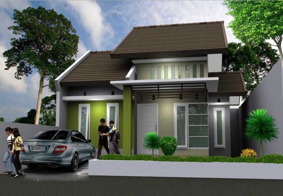 73 Desain Rumah Minimalis Tampak Depan 1 Lantai Bergaya Modern